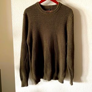 Olive J. Crew Men’s 100% Cotton Knitted Crewneck Sweater